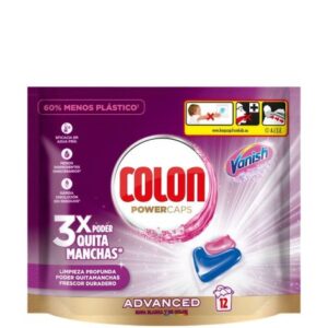 COLON DETERGENTE VANISH ADVANCED EN CAPSULAS 12 UDS