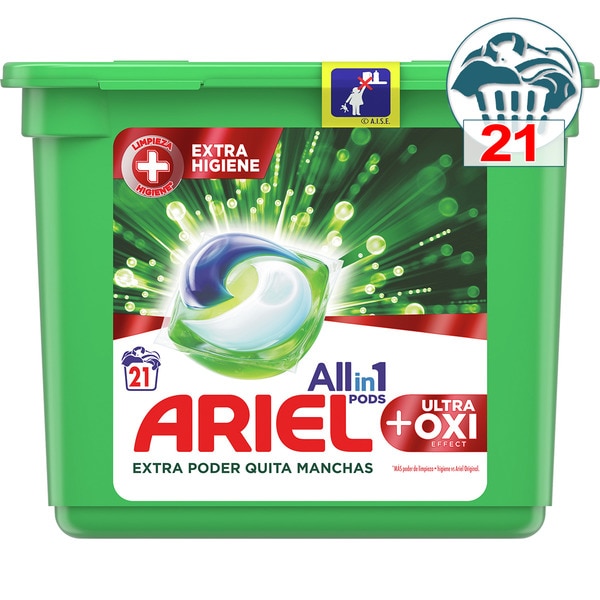 ARIEL CÁPSULAS EFECTO OXI 21 UDS