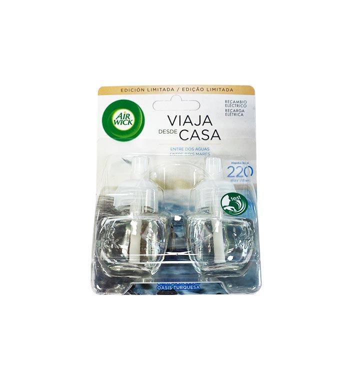 Air Wick Ambientador Electrico Oasis Turquesa 2 Recambios 1