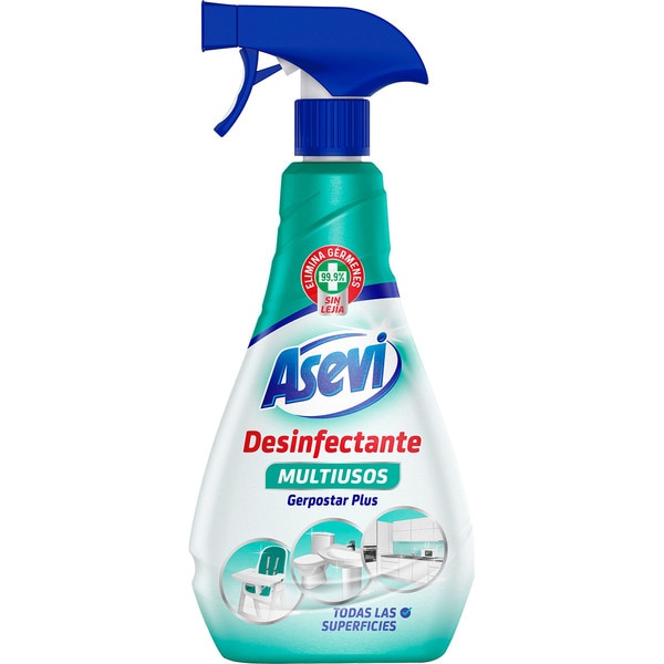 ASEVI DESINFECTANTE MULTIUSOS SIN LEJIA PISTOLA 750 ML 1