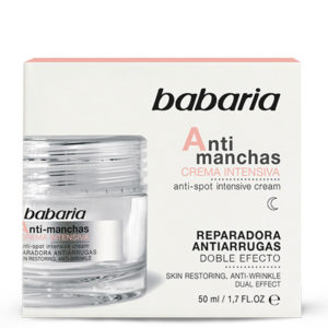 babaria anti manchas crema intensiva 50ml