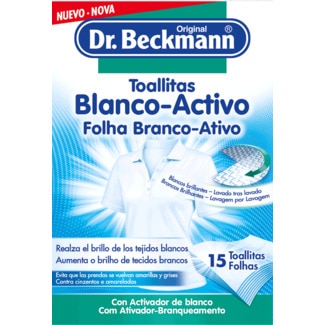 BECKMANN TOALLITAS ABSORBE BLANCO 15 UDS 1