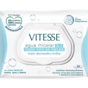 VITESSE TOALLITAS DESMAQUILLANTES AGUA MICELAR 25 UDS.