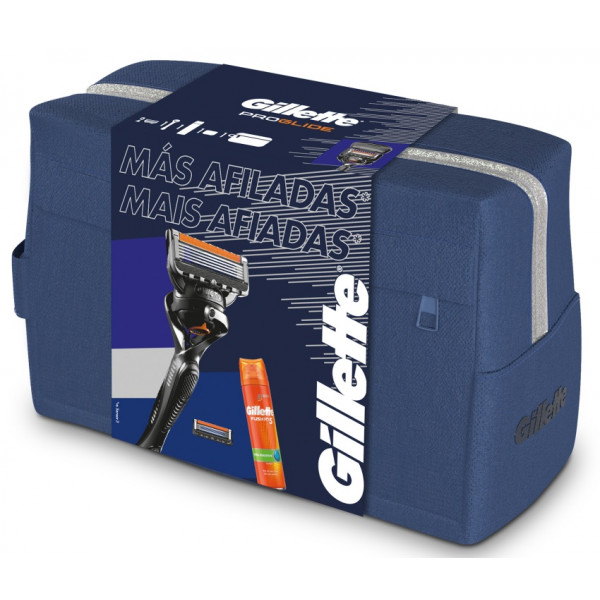 GILLETTE PACK PROGLIDE NECESER+MAQUINA+GEL AFEITAR 1