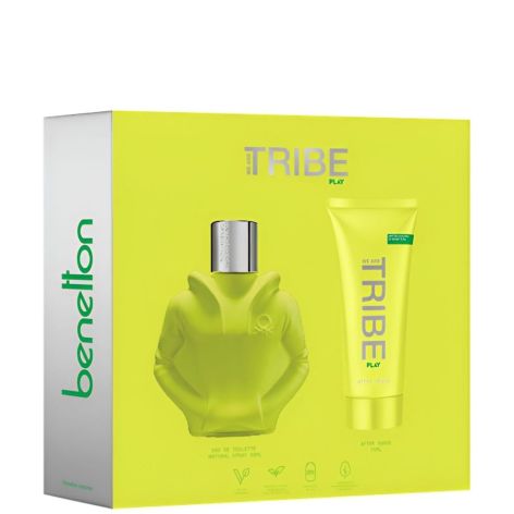 BENETTON WE ARE TRIBE PLAY ESTUCHE EAU DE TOILETTE VAP 90ML+GEL 75ML 1