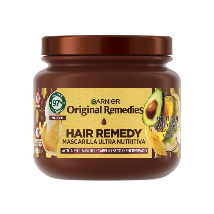 ORIGINAL REMEDIES MASCARILLA AGUACATE CABELLO REBELDE 340 ML. 1