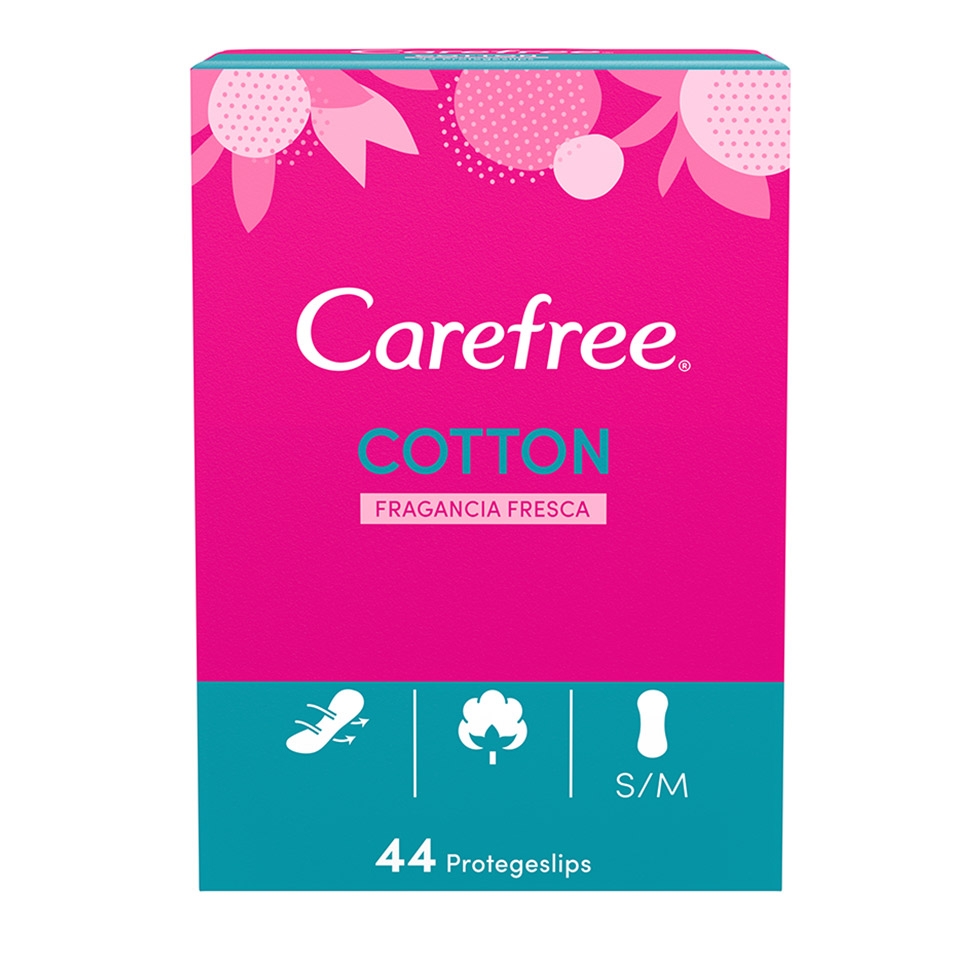 CAREFREE COTTON PROTEGESLIPS NORMAL FRAGANCIA FRESCA 40+4 1
