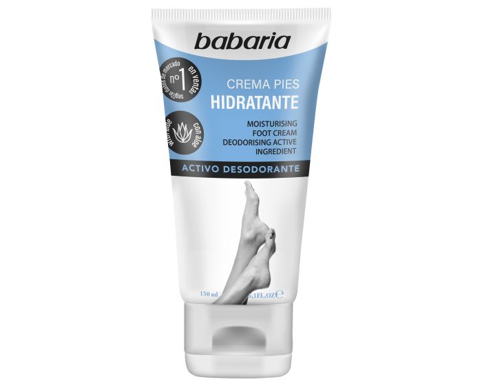 BABARIA CREMA PIES HIDRATANTE ACTIVO DESODORANTE 150 ML 1