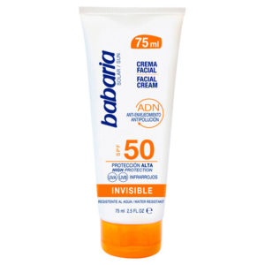 babaria crema solar facial invisible