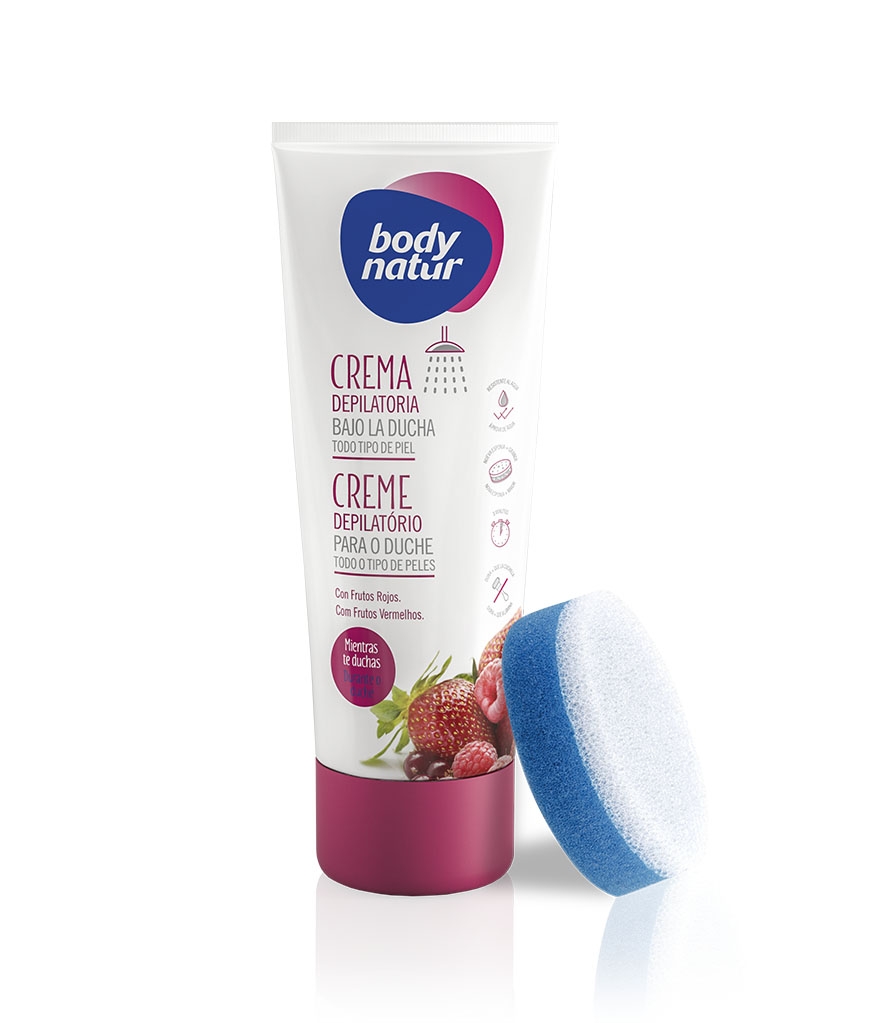 BODY NATUR CR. DEPIL.DUCHA F.ROJOS 200ML 1