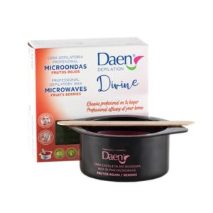 DAEN CERA DEPILATORIA CAZOLETA MICROONDAS FRUTOS ROJOS 90 GR