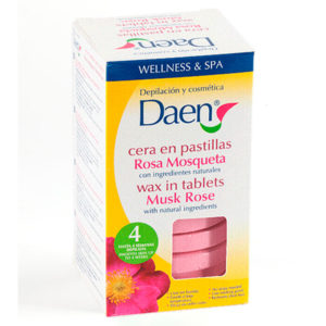 DAEN CERA DEPILATORIA PASTILLAS ROSA MOSQUETA 240 GR.