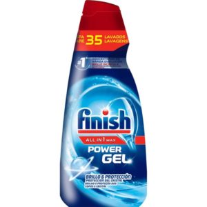 FINISH  LAVAVAJILLAS TODO EN 1 POWER GEL 35 LAVADOS