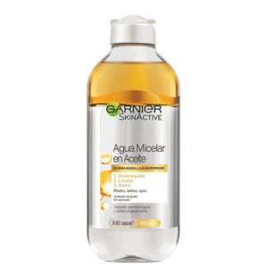 garnier skin active agua micelar aceite