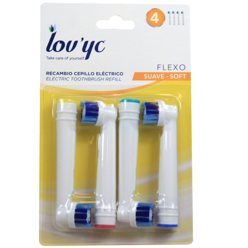 LOV´YC REC CEPILLO ELECTRICO SUAVE 4 UDS 1