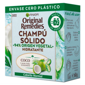 original remedies coco y aloe champu solido