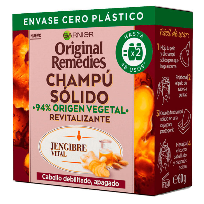 original remedies jengibre vital champú solido