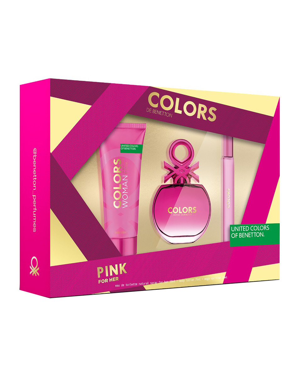 BENETTON PINK EST EDT VAP 50 ML+ 1