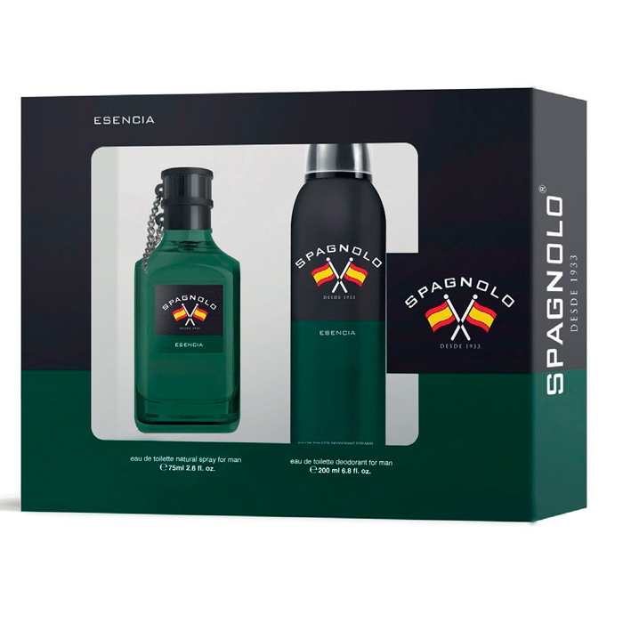 SPAGNOLO ESENCIA MAN ESTUCHE EAU DE TOILETTE 75 ML+DESODORANTE 1
