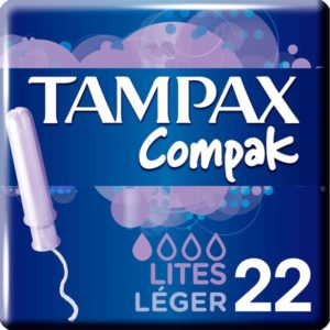 TAMPAX COMPAK LITES 22