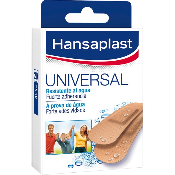 HANSAPLAST TIRITAS UNIVERSAL RESISTENTE AGUA 20 UDS 1