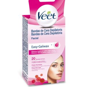 VEET CERA FRIA FACIAL 20 UDS P.NORMAL