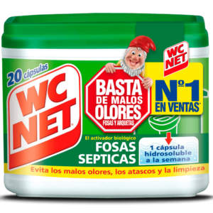 WC NET FOSAS SEPTICAS 20 CAPSULAS