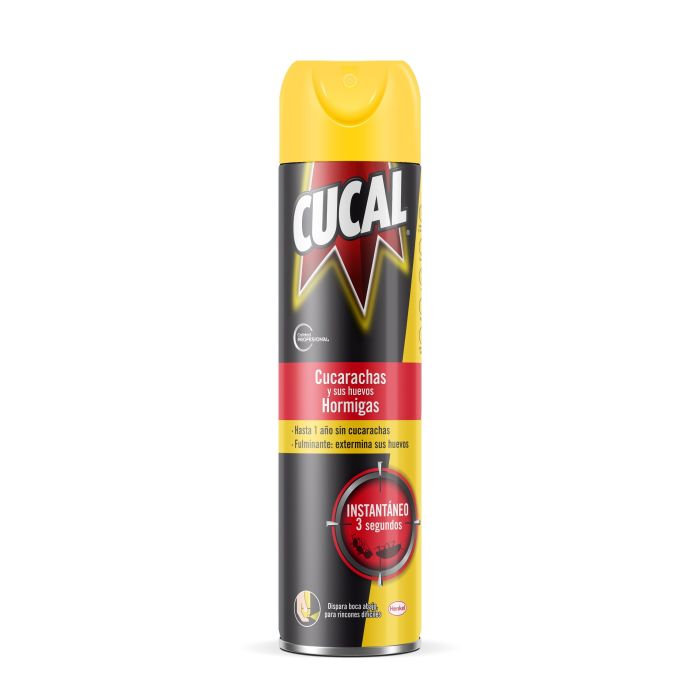 CUCAL INSECTICIDA CUCARACHAS Y HORMIGAS SPRAY 400 ML. 1