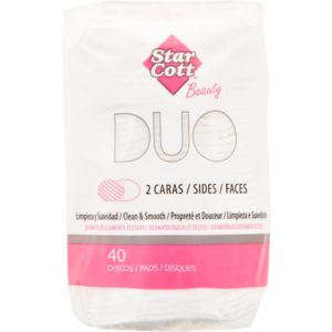 STAR COTT DUO DISCOS DESMAQUILLANTES OVALADOS 40 UDS