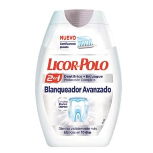 pasta dental blanqueador licor del polo