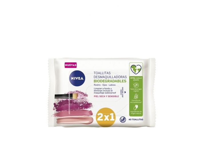NIVEA TOALLITAS DESMAQ.P.SS 20+20 UDS 1