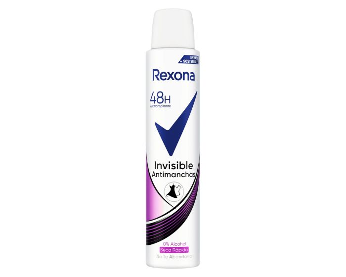 REXONA INVISIBLE ANTIMANCHAS DESODORANTE SPRAY 200 ML 1