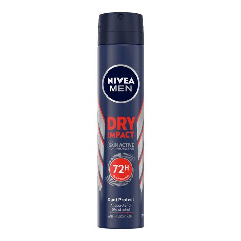 NIVEA MEN DESODORANTE DRY IMPACT 72H SPRAY 200ML 1