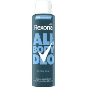 REXONA MEN ALL BODY OCEAN RUSH DESODORANTE SPRAY 150 ML 72H