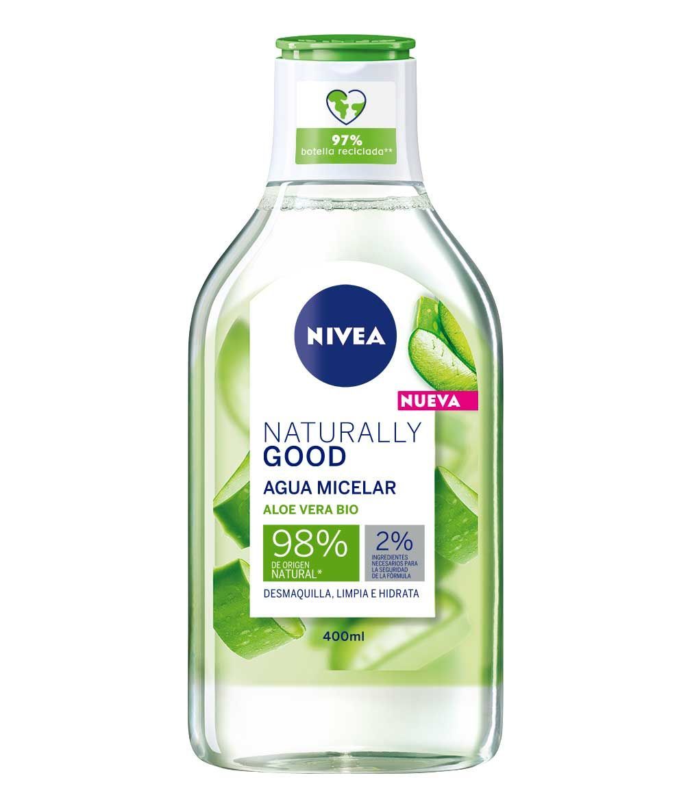 nivea naturally agua micelar aloe vera bio