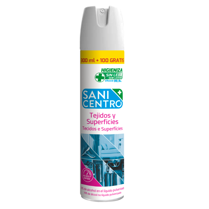 SANICENTRO TEJIDOS-SUPERFICIES SPRAY 400 1