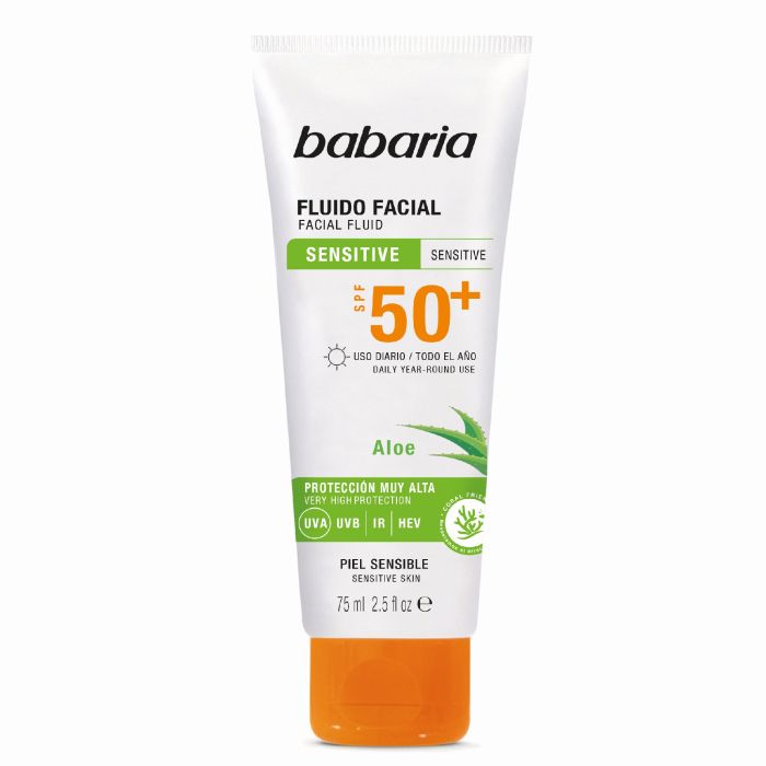 BABARIA SENSITIVE SOLAR FACIAL ALOE SPF50 75 ML 1