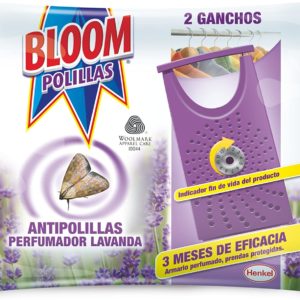 BLOOM ANTIPOLILLAS GANCHO LAVANDA 2 UDS