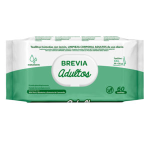 BREVIA TOALLITAS HUMEDAS ADULTOS 60 UDS