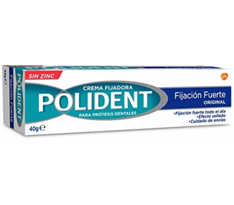 POLIDENT CREMA FIJADORA PARA PROTESIS DENTALES 40 GRS. 1