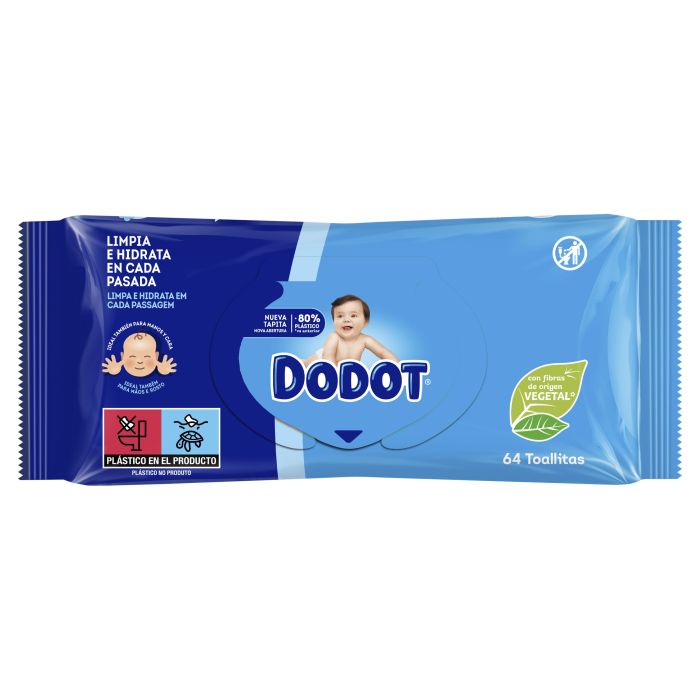 DODOT TOALLITAS HUMEDAS PARA BEBE 64 UDS. 1