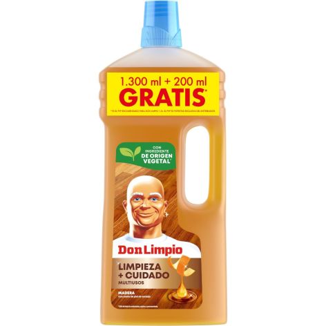 DON LIMPIO LIMPIADOR MADERA LIMPIEZA+CUIDADO 1500ML. 1