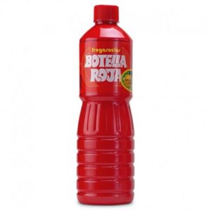 BOTELLA ROJA FREGASUELOS 1 L.