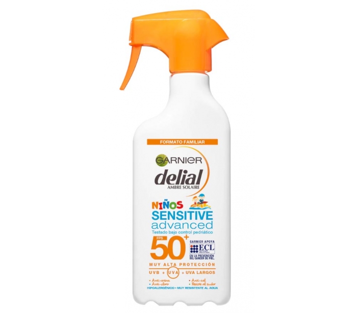 spray solar niños protección 50