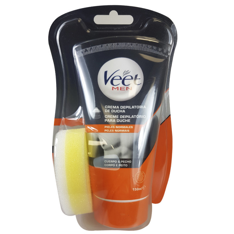 VEET MEN CREMA DEPILAT.DUCHA NORMAL 150 1