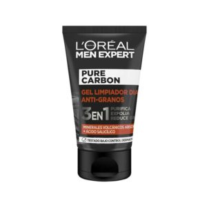 LOREAL MEN PURE CARBON GEL ANTI-GRANOS 100 ML