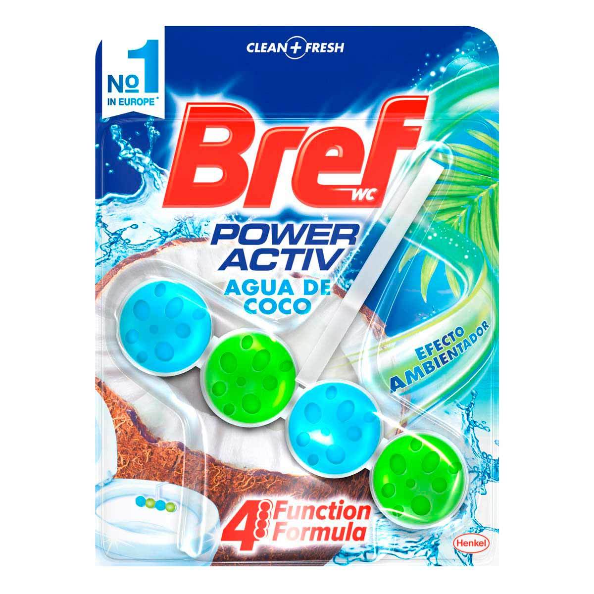 bref wc poder activo agua de coco