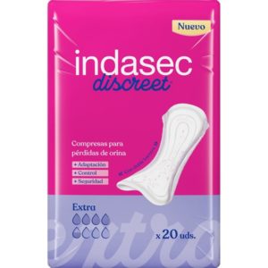 INDASEC DISCREET INCONTINENCIA EXTRA 20 UDS