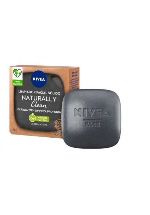 NIVEA NATURALLY LIMPIEZA PROFUNDA JABON SOLIDO 75G