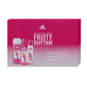 ADIDAS FRUITY RHYTHM ESTUCHE EAU DE TOILETTE 75 ML 3 PIEZAS